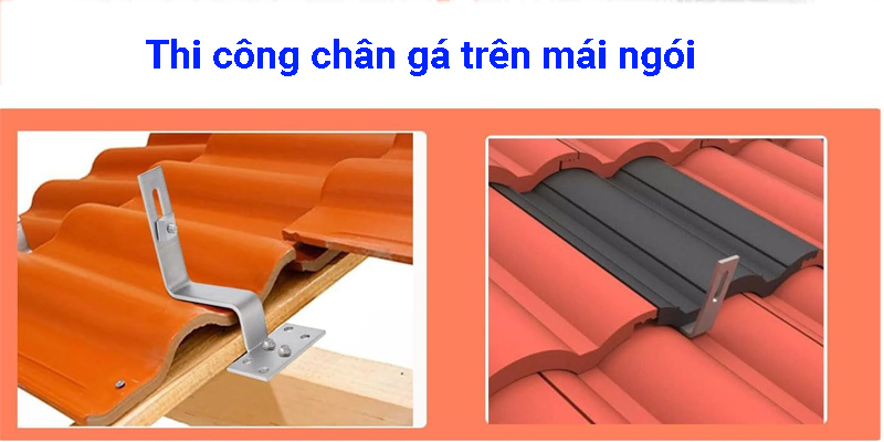 Thi công chân mái ngói dọc 