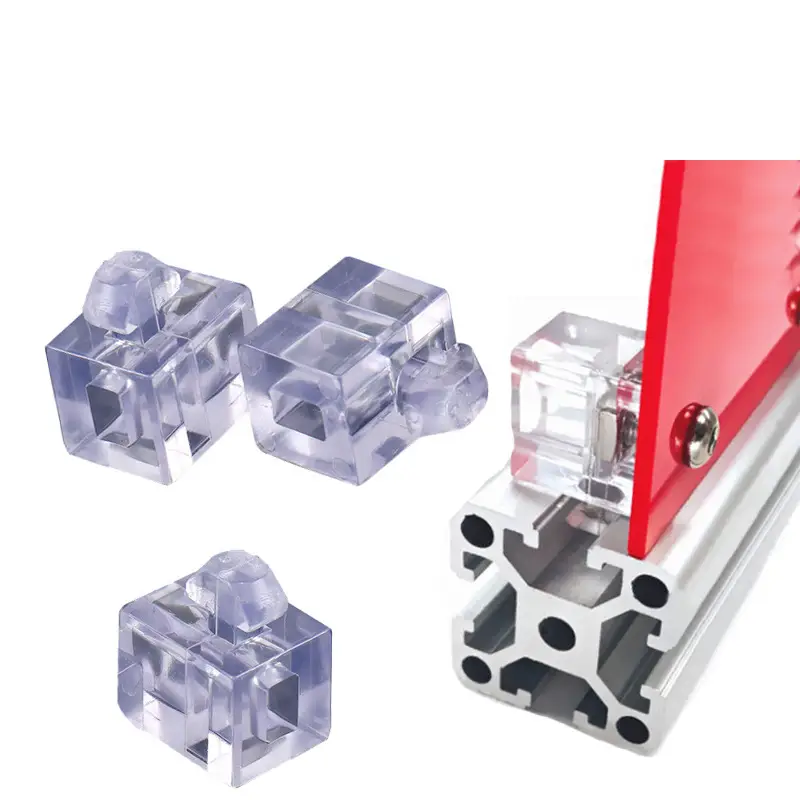 Cục nhựa gá tấm vách nhôm định hình