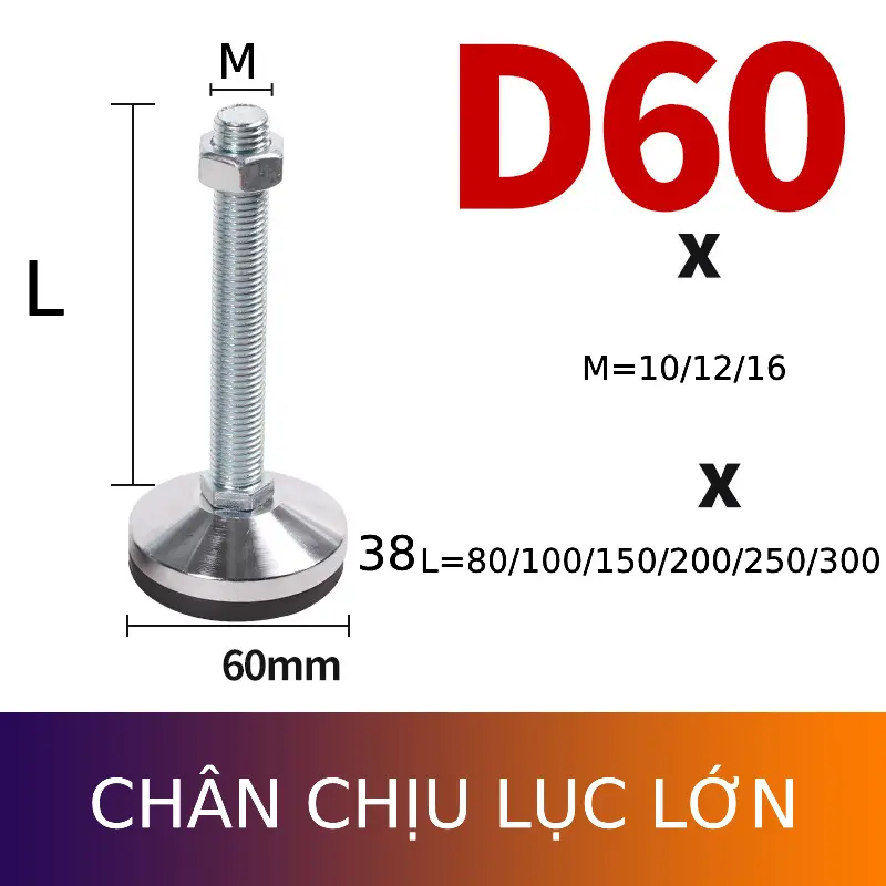 Đường kính D60 chịu lực