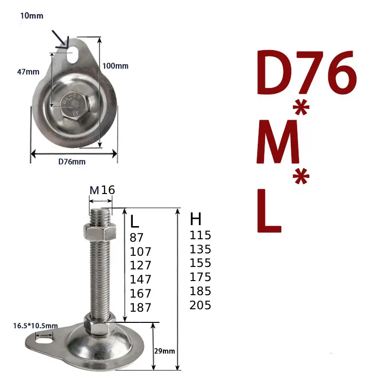 Ren M16 Đế có tai liên kết sàn