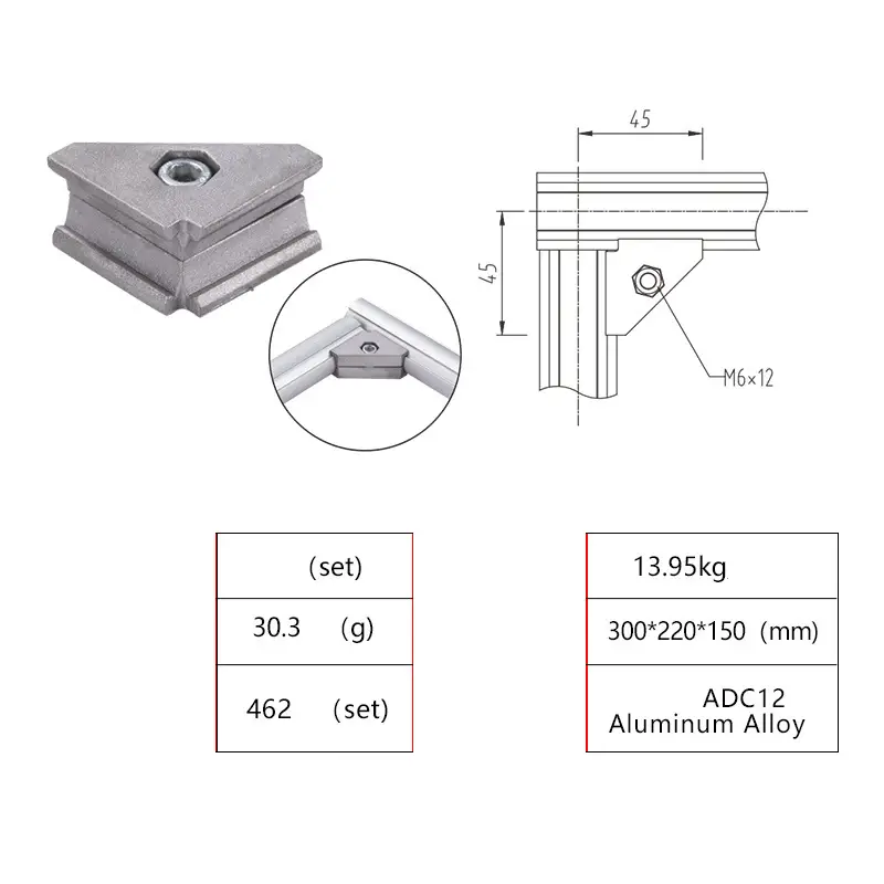 Kích thước khớp nhôm ống LK-B31-28