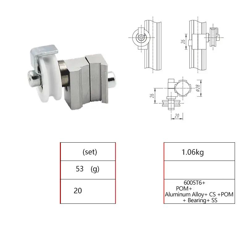 Kích thước khớp nhôm Lk-C71-D28