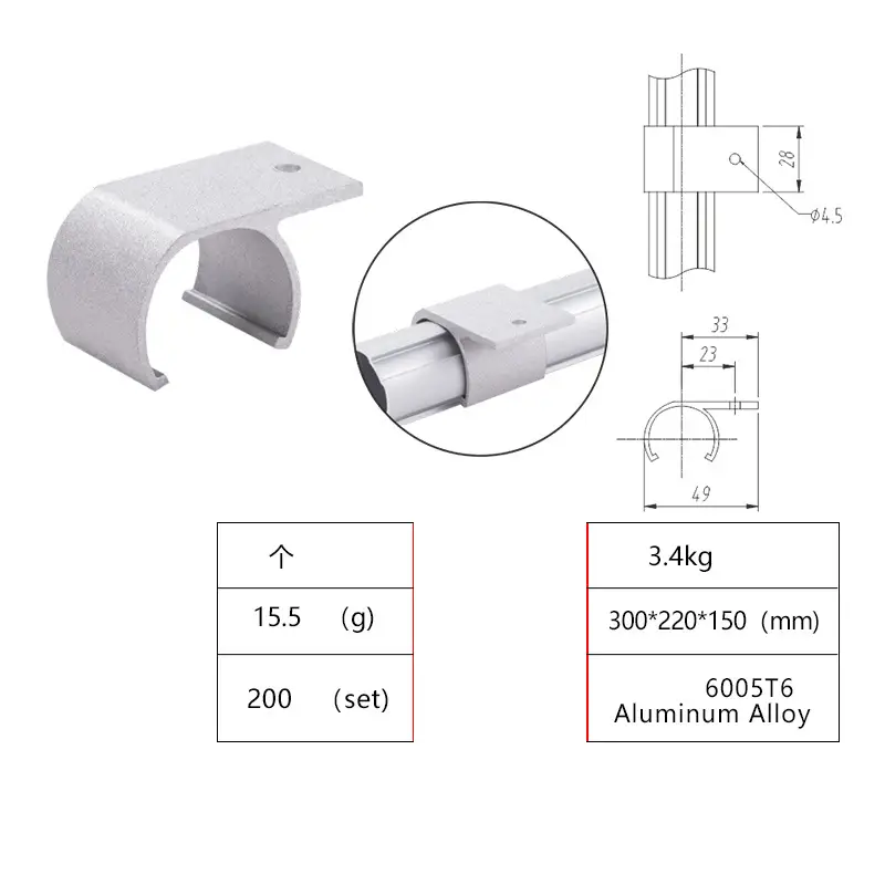 Kích thước móc gắn mặt bàn D28